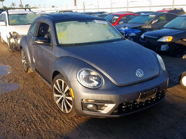 3VWVT7AT2EM600728 - 2014 VOLKSWAGEN BEETLE TUR GRAY photo 1