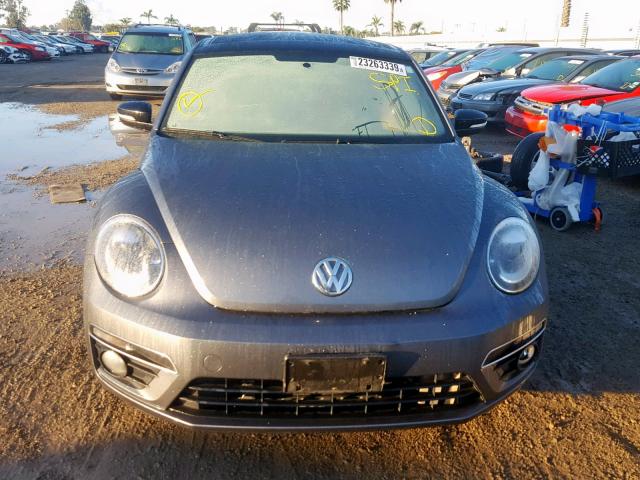 3VWVT7AT2EM600728 - 2014 VOLKSWAGEN BEETLE TUR GRAY photo 9