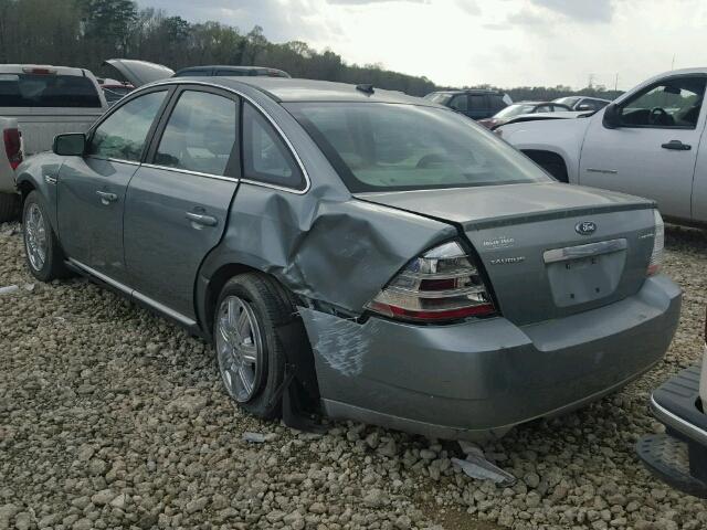 1FAHP25W18G151218 - 2008 FORD TAURUS LIM GREEN photo 3