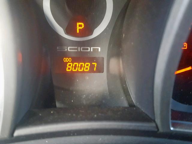 JTKJF5C70C3035366 - 2012 TOYOTA SCION TC შავი ფოტო 8