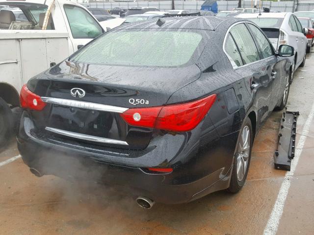 JN1BV7AP8FM349345 - 2015 INFINITI Q50 BASE BLACK photo 4