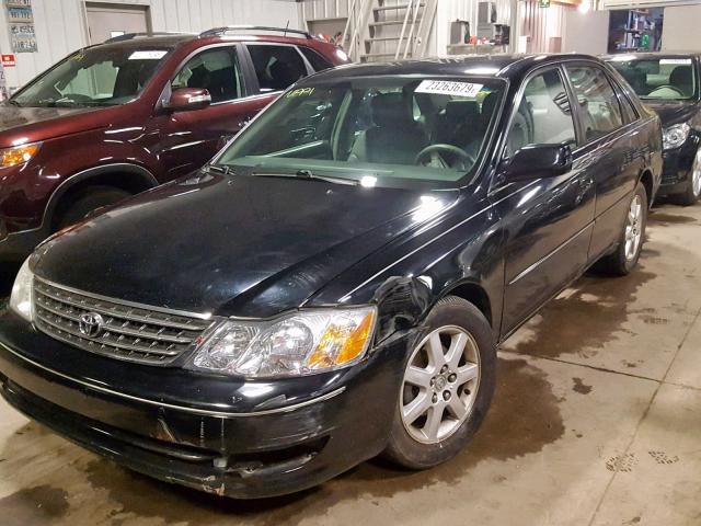 4T1BF28B13U269805 - 2003 TOYOTA AVALON XL BLACK photo 2