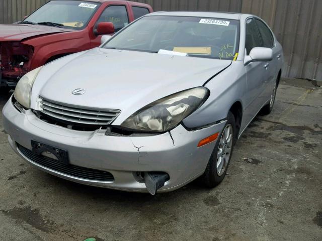 JTHBF30G220006941 - 2002 LEXUS ES 300 SILVER photo 2