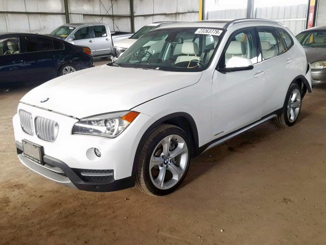 WBAVM5C54DVV89557 - 2013 BMW X1 XDRIVE3 WHITE photo 2