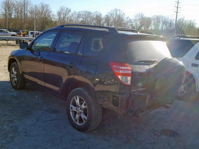 2T3BK4DV7AW030304 - 2010 TOYOTA RAV4 BLACK photo 3