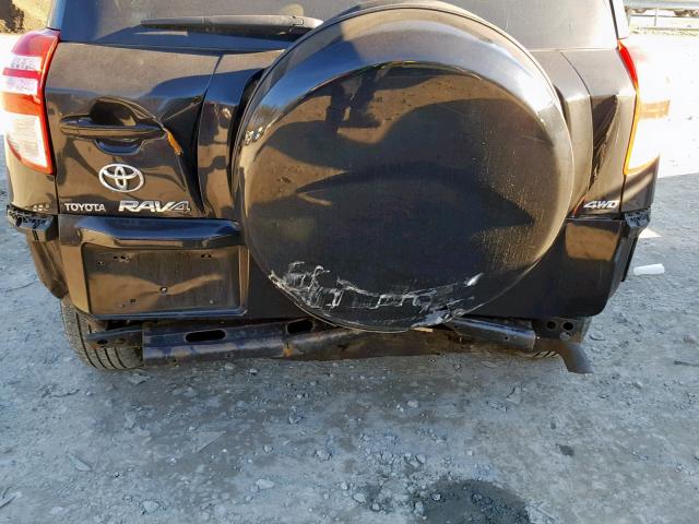 2T3BK4DV7AW030304 - 2010 TOYOTA RAV4 BLACK photo 9