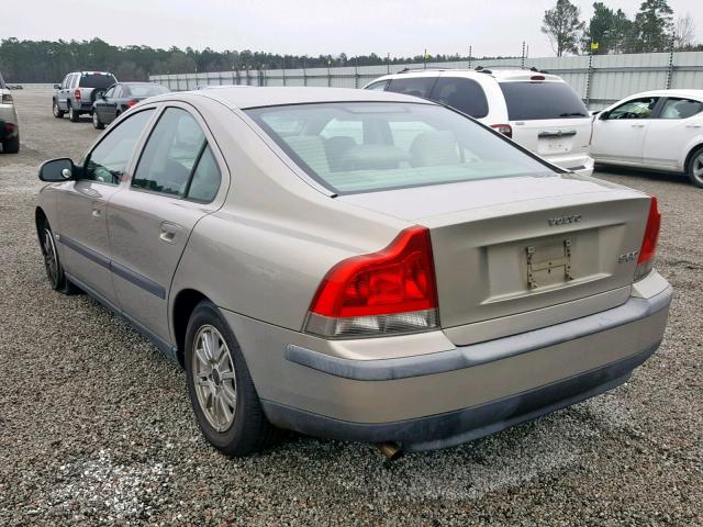 YV1RS61T232257838 - 2003 VOLVO S60 GOLD photo 3