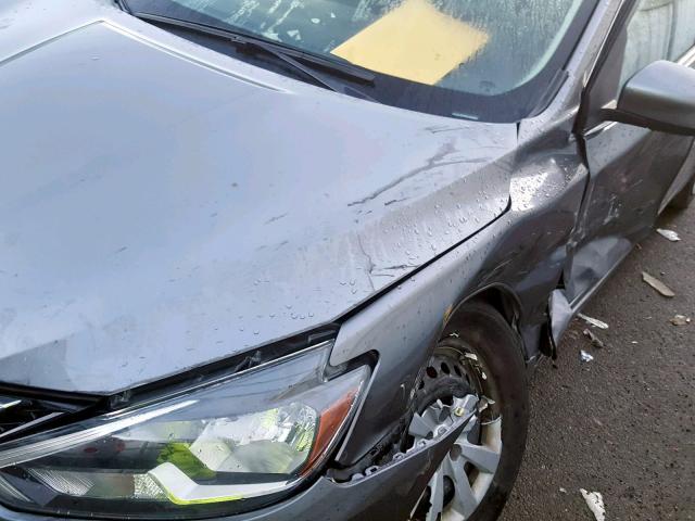 3N1AB7APXGY243322 - 2016 NISSAN SENTRA S 灰色 照片 9