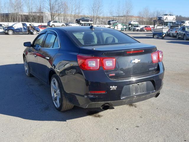 1G11J5SX0EF143391 - 2014 CHEVROLET MALIBU LTZ BLACK photo 3