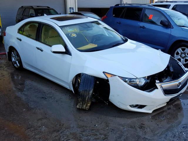 JH4CU2F69EC001936 - 2014 ACURA TSX TECH WHITE photo 1