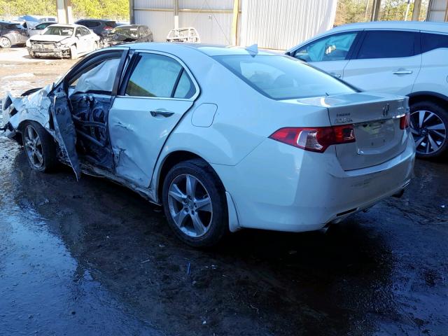 JH4CU2F69EC001936 - 2014 ACURA TSX TECH WHITE photo 3