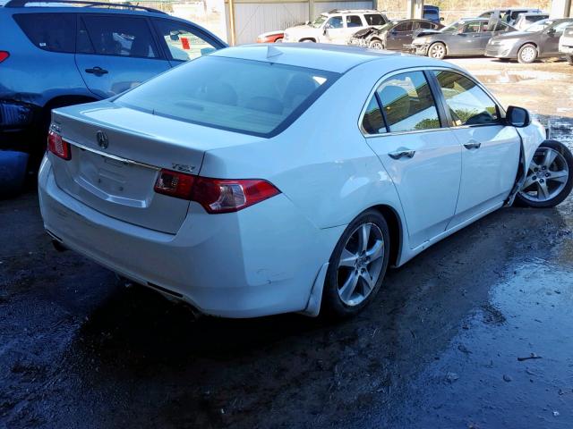 JH4CU2F69EC001936 - 2014 ACURA TSX TECH WHITE photo 4