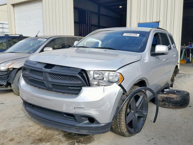 1C4RDHDG6CC129896 - 2012 DODGE DURANGO CR SILVER photo 2