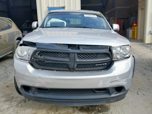 1C4RDHDG6CC129896 - 2012 DODGE DURANGO CR SILVER photo 9