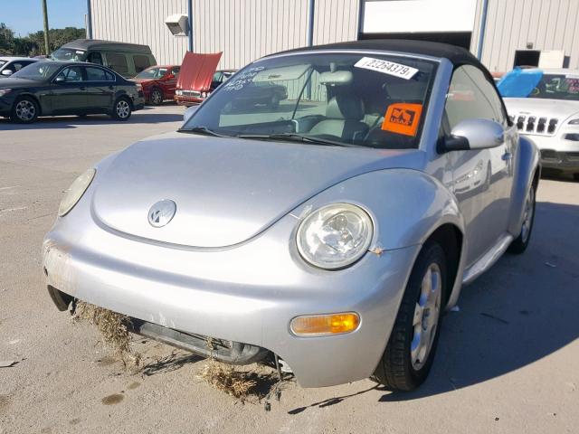 3VWCK21Y63M329131 - 2003 VOLKSWAGEN NEW BEETLE Gümüş foto 2