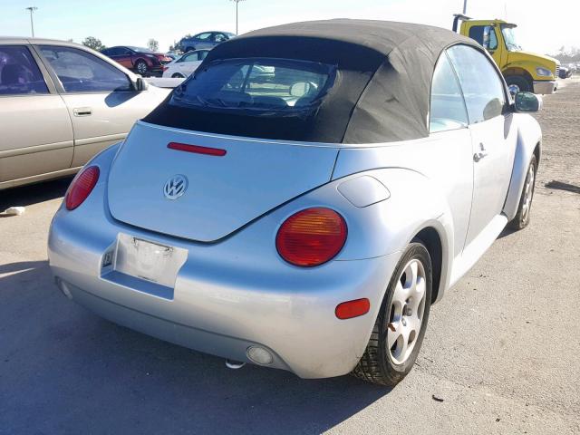 3VWCK21Y63M329131 - 2003 VOLKSWAGEN NEW BEETLE Gümüş foto 4