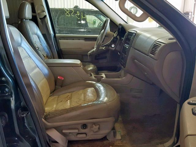 1FMDU74W12ZA75961 - 2002 FORD EXPLORER E GRAY photo 5