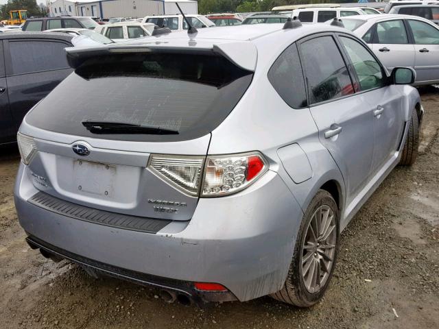 JF1GR7E63DG847544 - 2013 SUBARU IMPREZA WR SILVER photo 4