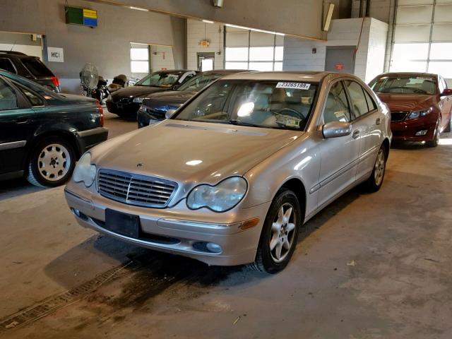 WDBRF61J31F128925 - 2001 MERCEDES-BENZ C 240 GOLD photo 2