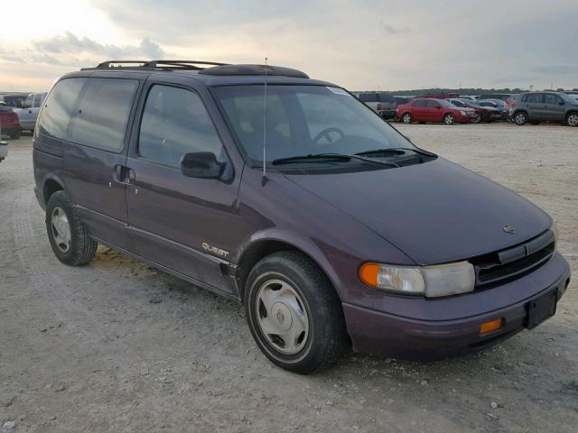 4N2DN11W8SD805779 - 1995 NISSAN QUEST XE PURPLE photo 1