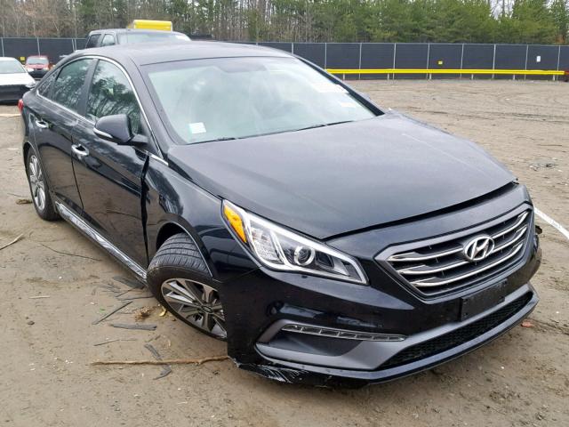 5NPE34AF5HH507451 - 2017 HYUNDAI SONATA SPO BLACK photo 1