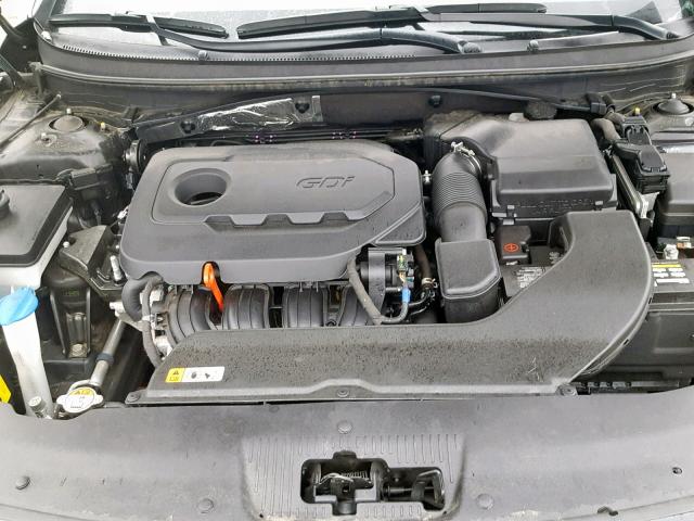 5NPE34AF5HH507451 - 2017 HYUNDAI SONATA SPO BLACK photo 7