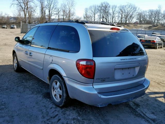 2D4GP44L05R557724 - 2005 DODGE GRAND CARA 灰色 照片 3