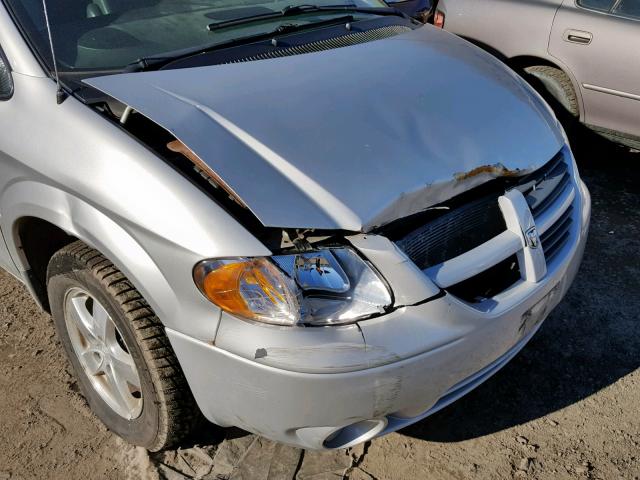 2D4GP44L05R557724 - 2005 DODGE GRAND CARA 灰色 照片 9