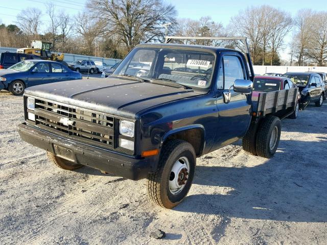 1GCEK14H9FF377938 - 1985 CHEVROLET K10 BLUE photo 2