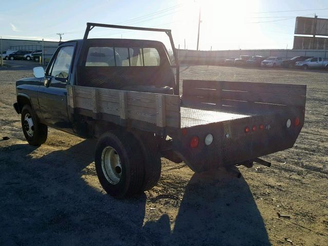 1GCEK14H9FF377938 - 1985 CHEVROLET K10 BLUE photo 3