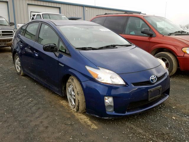 JTDKN3DU2A5076879 - 2010 TOYOTA PRIUS ლურჯი ფოტო 1