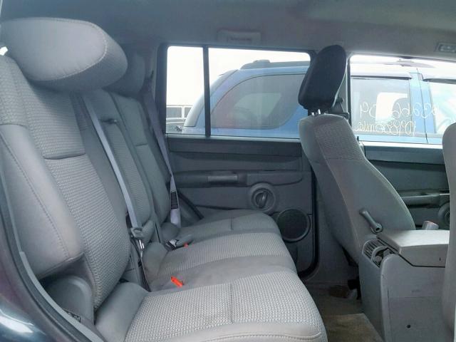 1J8HG48K87C594138 - 2007 JEEP COMMANDER GREEN photo 6