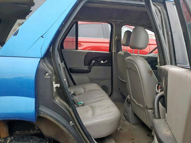 5GZCZ53444S821061 - 2004 SATURN VUE BLUE photo 6