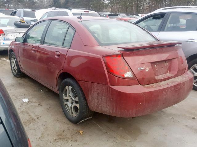 1G8AJ55F66Z141469 - 2006 SATURN ION LEVEL RED photo 3