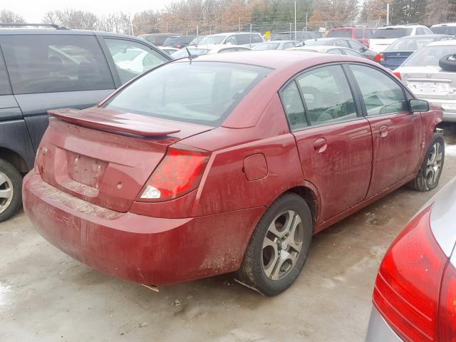 1G8AJ55F66Z141469 - 2006 SATURN ION LEVEL RED photo 4