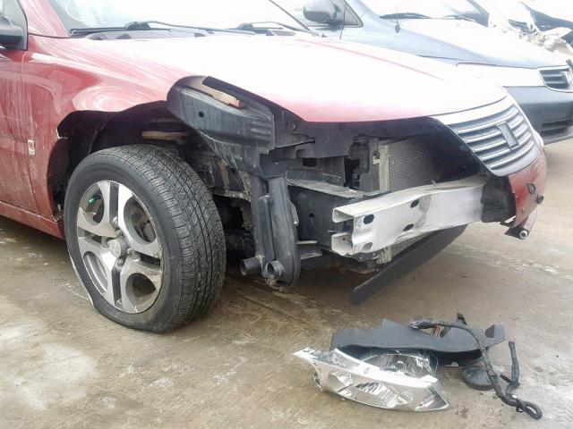 1G8AJ55F66Z141469 - 2006 SATURN ION LEVEL RED photo 9