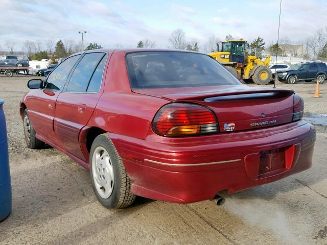1G2NE52M7WC721478 - 1998 PONTIAC GRAND AM S მუქწითელი ფოტო 3