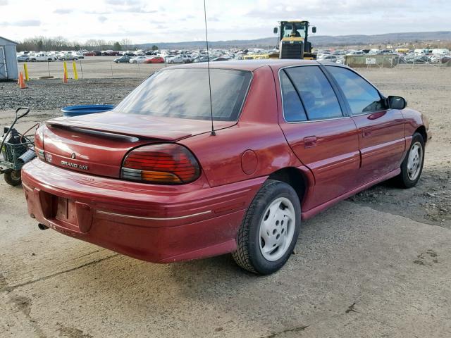 1G2NE52M7WC721478 - 1998 PONTIAC GRAND AM S მუქწითელი ფოტო 4