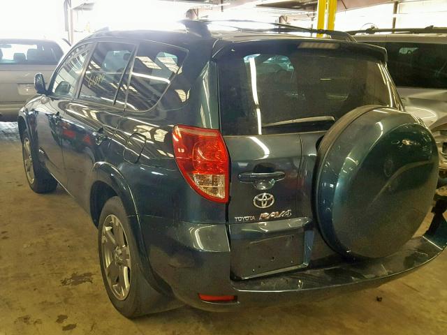 JTMBK32V786033552 - 2008 TOYOTA RAV4 SPORT GREEN photo 3