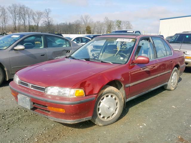 1HGCB767XPA153284 - 1993 HONDA ACCORD EX Қызыл фото 2