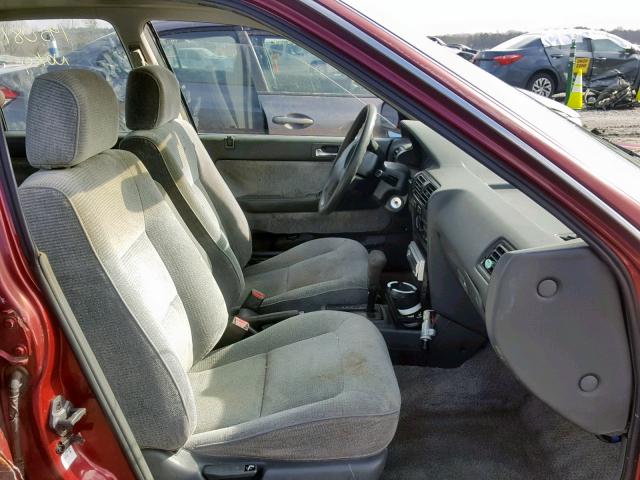 1HGCB767XPA153284 - 1993 HONDA ACCORD EX Қызыл фото 5