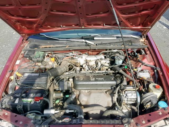 1HGCB767XPA153284 - 1993 HONDA ACCORD EX Қызыл фото 7