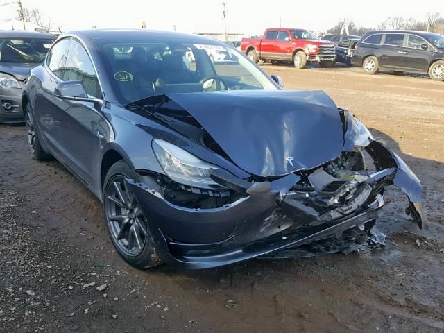 5YJ3E1EB3JF149066 - 2018 TESLA MODEL 3 GRAY photo 1