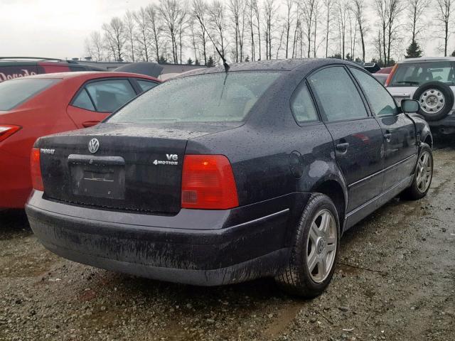 WVWUH23B0YE330559 - 2000 VOLKSWAGEN PASSAT GLX 黑色 照片 4