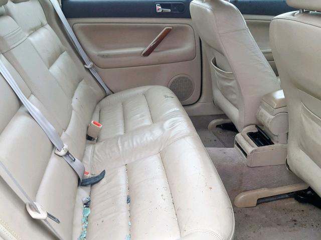 WVWUH23B0YE330559 - 2000 VOLKSWAGEN PASSAT GLX 黑色 照片 6