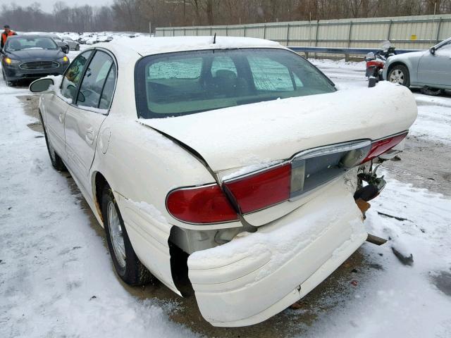 1G4HP54K55U282512 - 2005 BUICK LESABRE CU WHITE photo 3