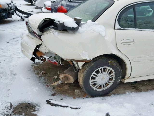 1G4HP54K55U282512 - 2005 BUICK LESABRE CU WHITE photo 9