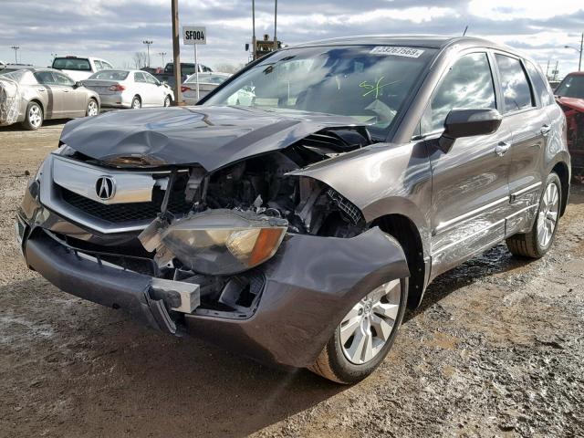 5J8TB1H28BA002693 - 2011 ACURA RDX BROWN photo 2