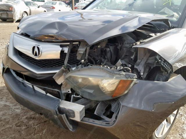 5J8TB1H28BA002693 - 2011 ACURA RDX BROWN photo 9