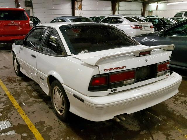 1G1JF11T0P7312931 - 1993 CHEVROLET CAVALIER Z WHITE photo 3